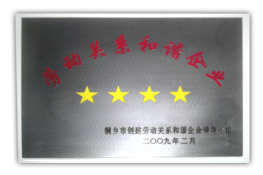 勞動(dòng)關(guān)系和諧企業(yè)（四星）
